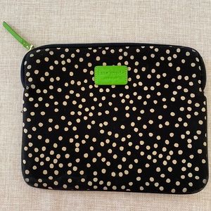 Kate Spade Neoprene tablet case with zipper closure
